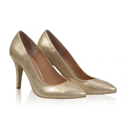 Pantofi dama Model AF Stiletto, auriu