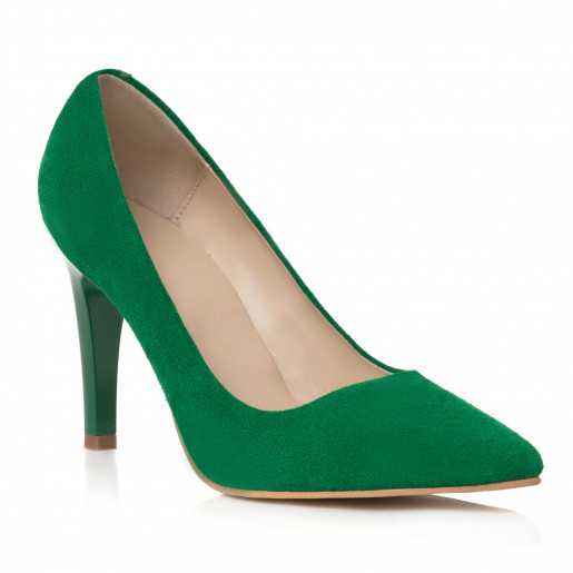 Pantofi verzi din piele Viviane L102