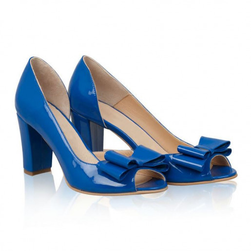 Pantofi Simply Diva albastru electric N21