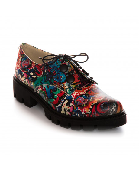 Pantofi multicolori tip Oxford, Sky V20 