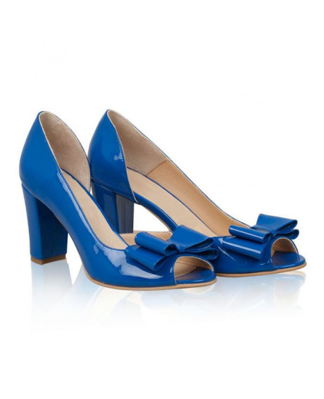 Pantofi Simply Diva albastru electric N21