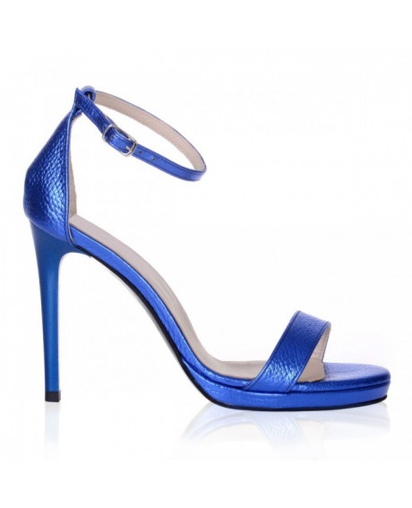 Sandale din piele naturala Daydream albastru sidef S95