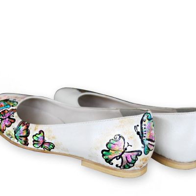 Balerini pictati manual Butterfly