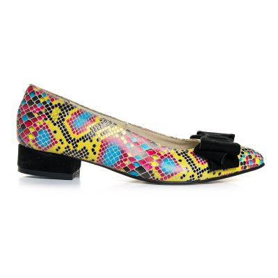 Balerini piele multicolora Blanca V80