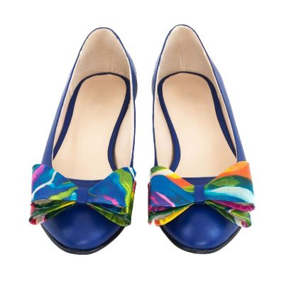 Balerini din piele naturala Blue Rainbow D109