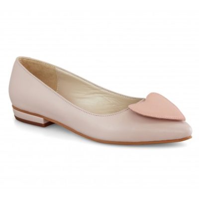 Balerini nude din piele naturala Rika D5