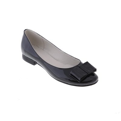 Balerini piele lacuita fundita, negri