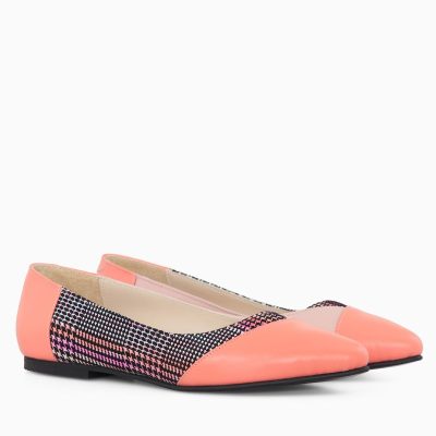 Balerini corai din piele naturala Madeira D21