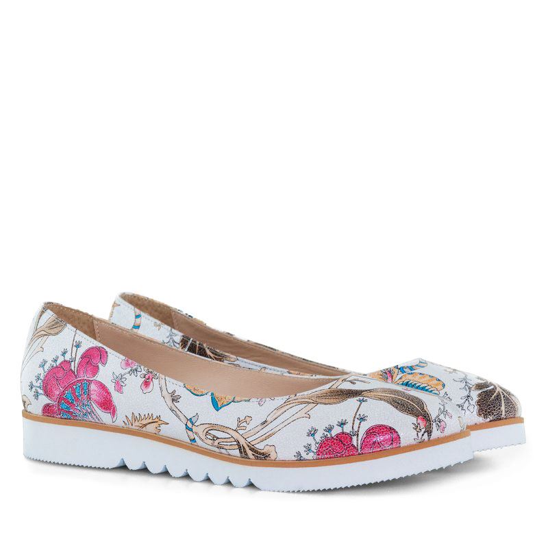 Balerini piele naturala Sonia Summer D4