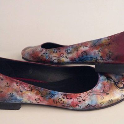 Balerini bordo pictati manual Music C30