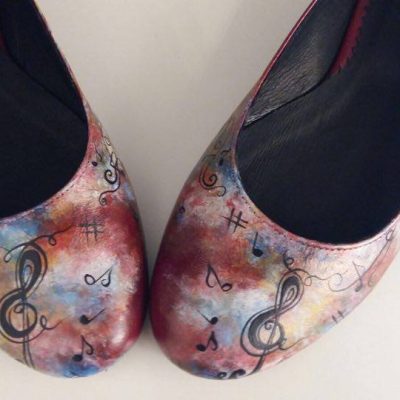 Balerini bordo pictati manual Music C30