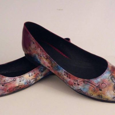 Balerini bordo pictati manual Music C30