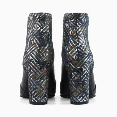 Botine dama din piele naturala Hevy D25