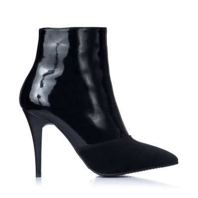 Botine negre din piele naturala Antoinette V7