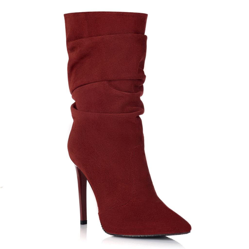 Botine piele Belle bordo S203