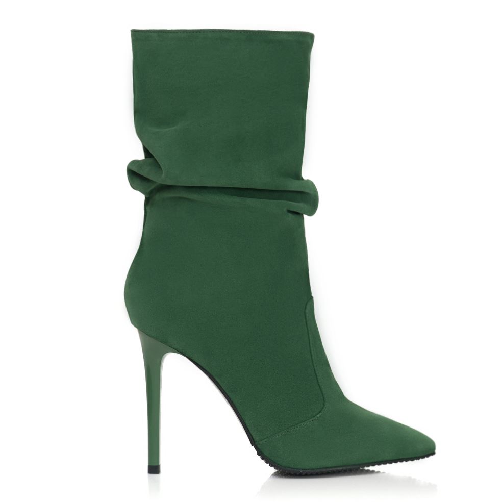 Botine piele Belle Verzi S45