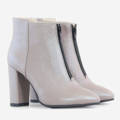 Botine piele naturala Lady D12