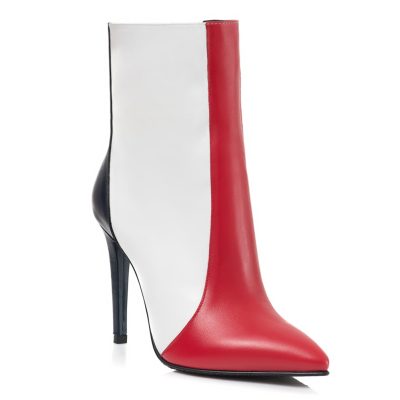 Botine piele naturala Calla L41