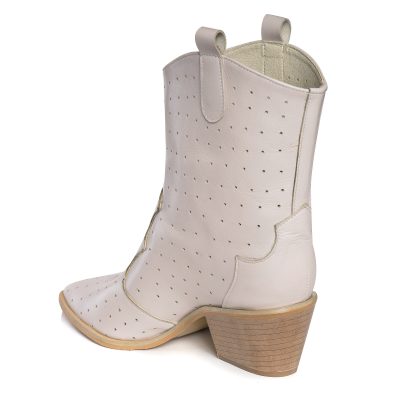 Ciocate bej piele perforata Cora V94