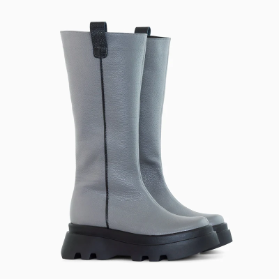 Cizme gri la comanda Anne D12