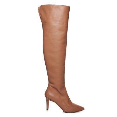 Cizme peste genunchi cappuccino Vera VS15