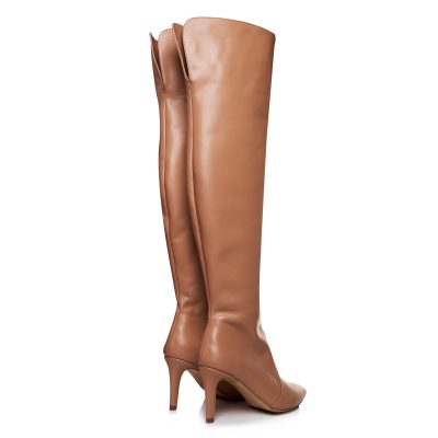 Cizme peste genunchi cappuccino Vera VS15