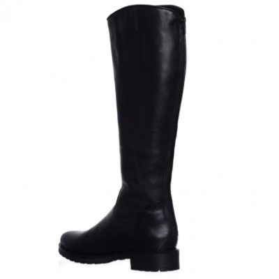 Cizme negre din piele naturala Verdy C101