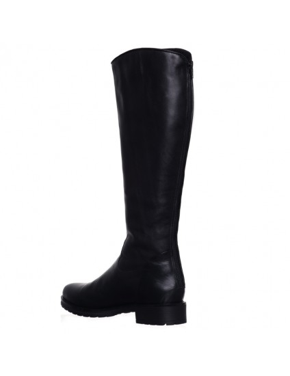 Cizme negre din piele naturala Verdy C101