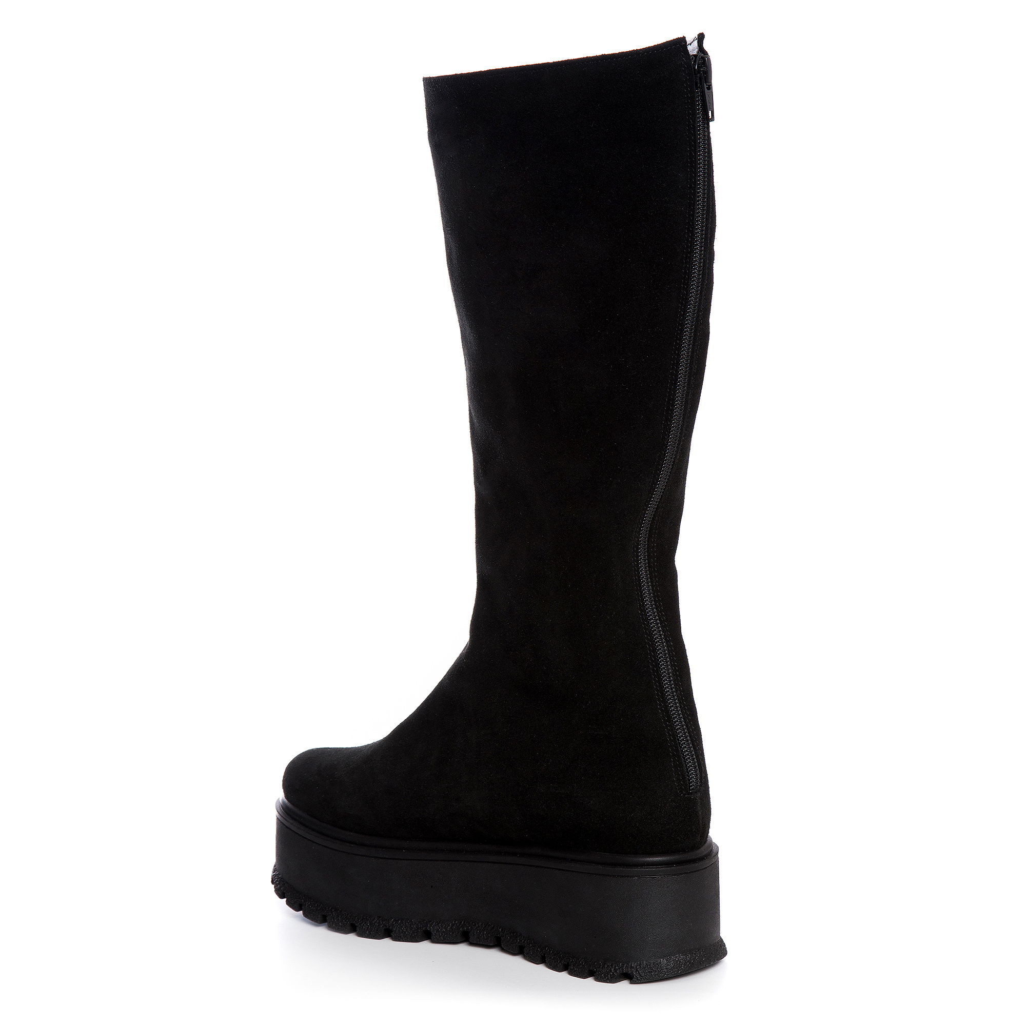 Cizme negre din piele naturala Vogue V100