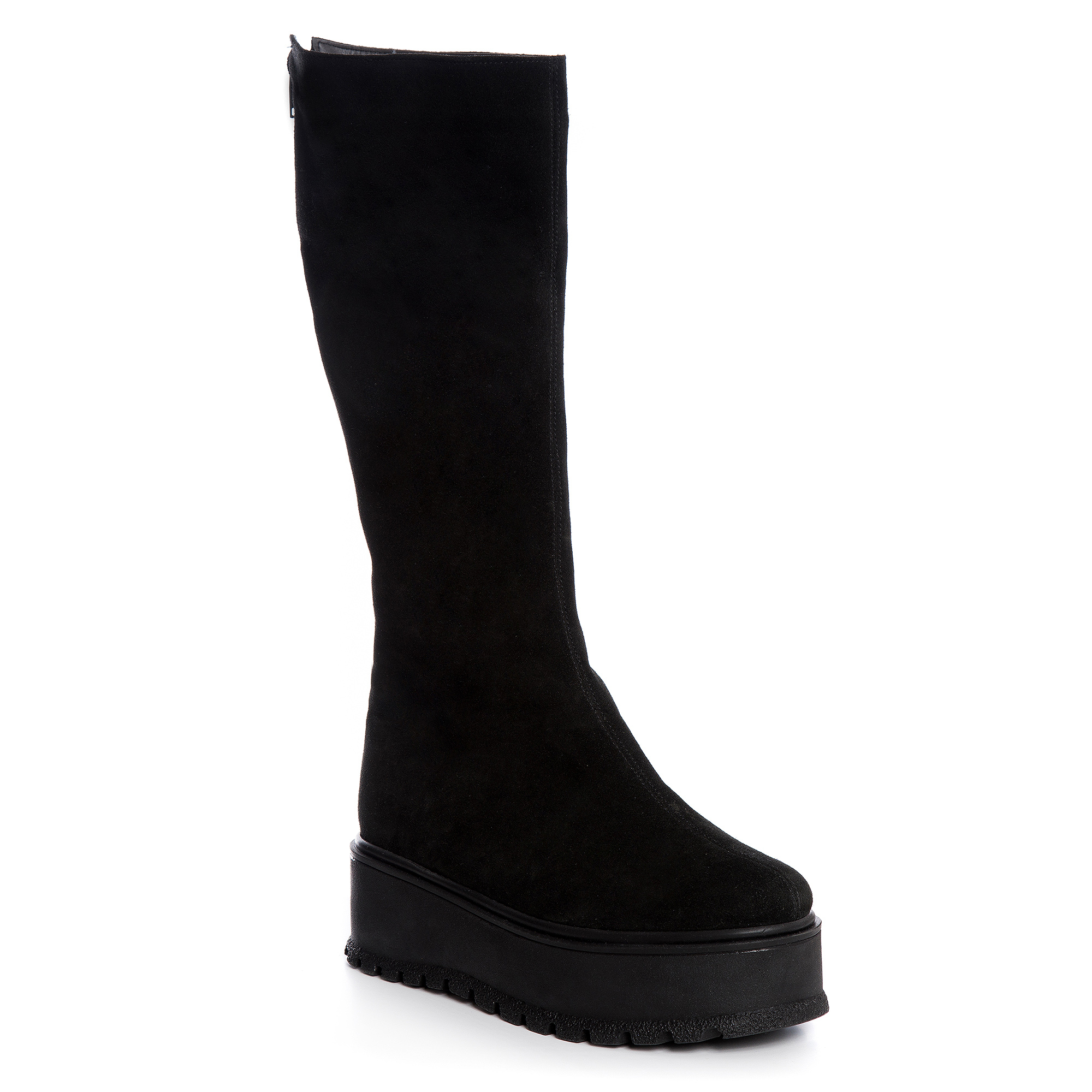 Cizme negre din piele naturala Vogue V100