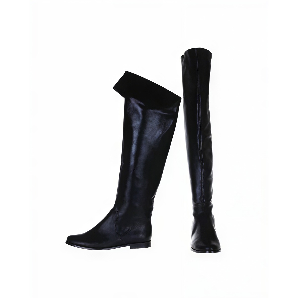 Cizme piele naturala Casual Ice, negre C1 - imagine 2
