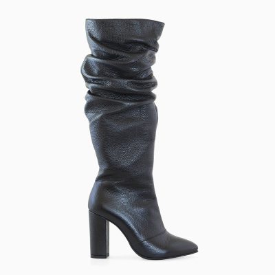 Cizme piele cu toc, Cezara D177