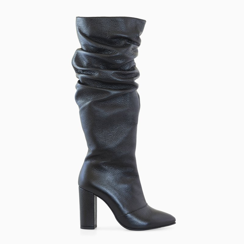 Cizme piele cu toc, Cezara D177