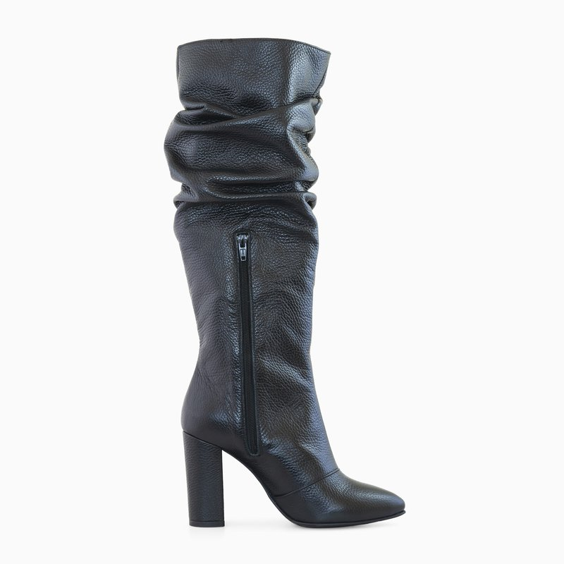 Cizme piele cu toc, Cezara D177