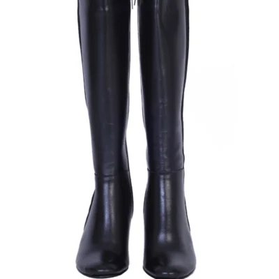 Cizme piele naturala Victory, negre