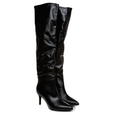 Cizme Stiletto Negre Aris L44