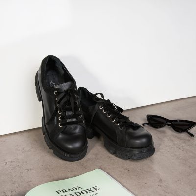 Oxford negru piele naturala Alexa VS15