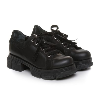 Oxford negru piele naturala Alexa VS15