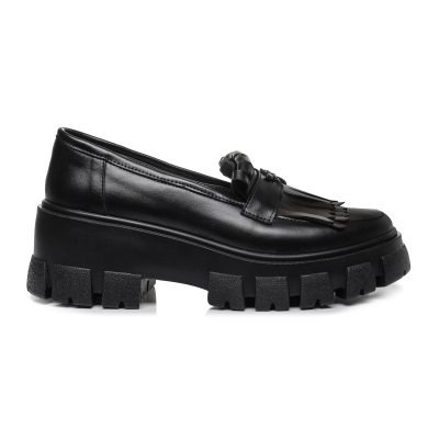 Oxford negru piele naturala la comanda Carola V13