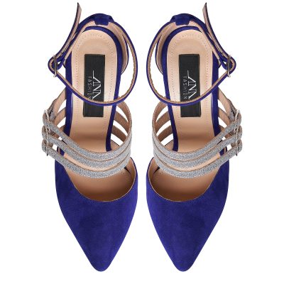 Pantofi Stiletto albastru Yvonne L600