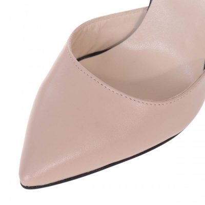 Pantofi nude la comanda din piele naturala Thalia S5