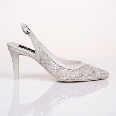 Pantofi la comandă VS 21 Eleganți din Dantelă Strălucitoare