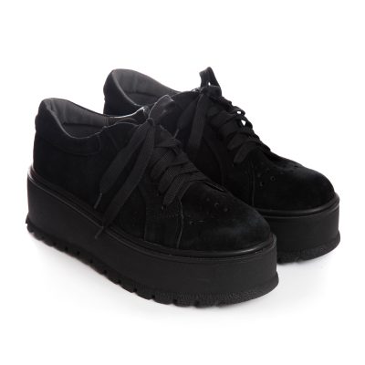 Pantofi negri din piele naturala Margo V15