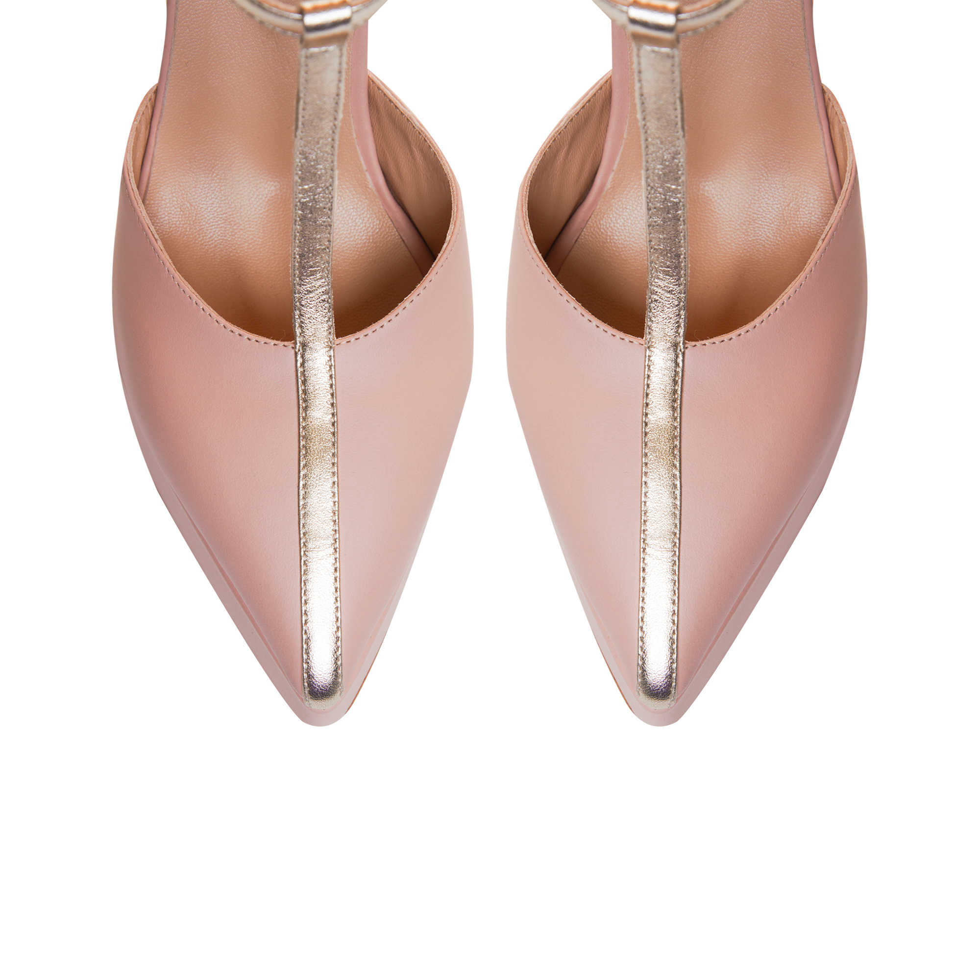 Pantofi piele nude la comanda Clementine VS 16