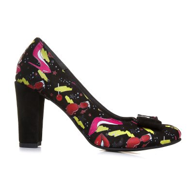 Pantofi piele multicolora Aida V30