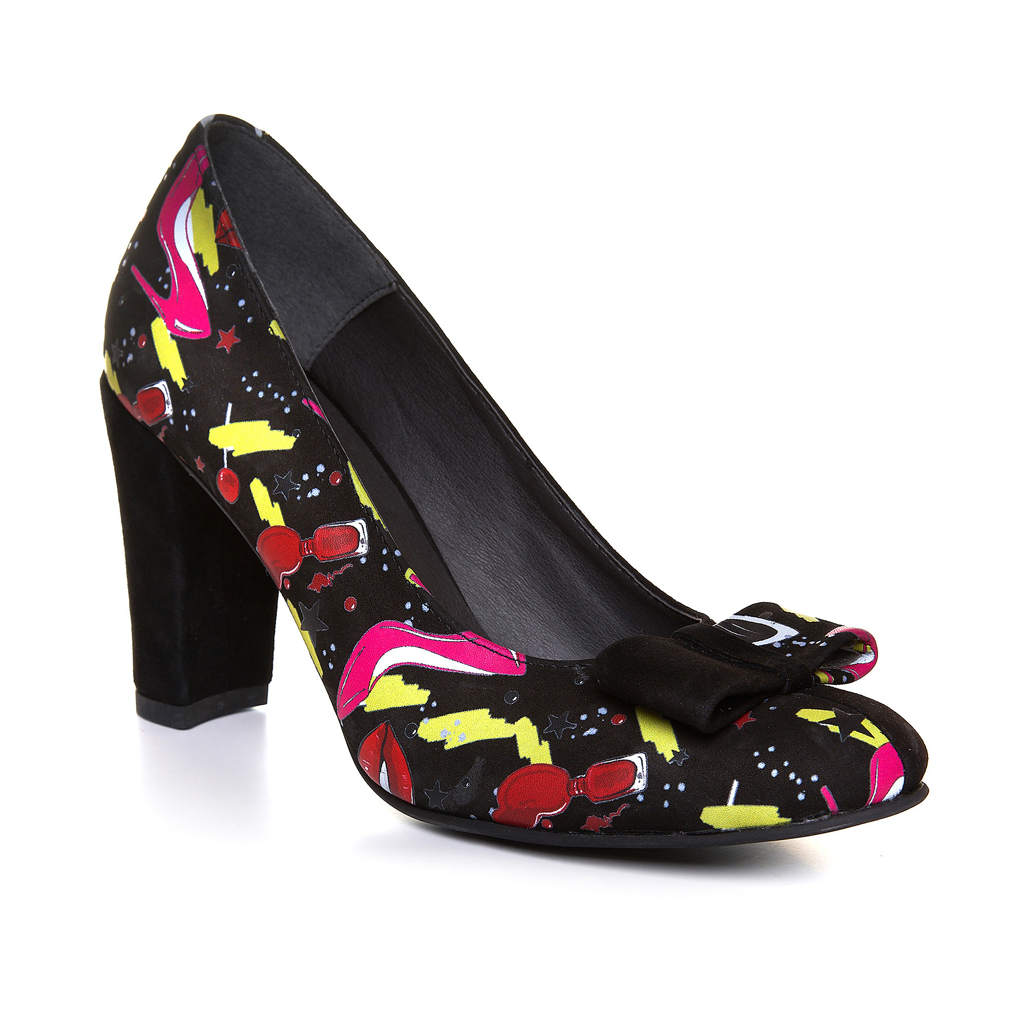 Pantofi piele multicolora Aida V30