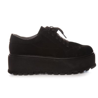 Pantofi negri din piele naturala Margo V15