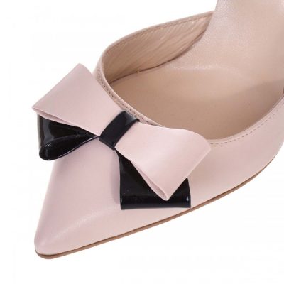 Pantofi nude din piele naturala Carol S11