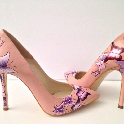 Pantofi pictati manual Butterfly Exuberance C90