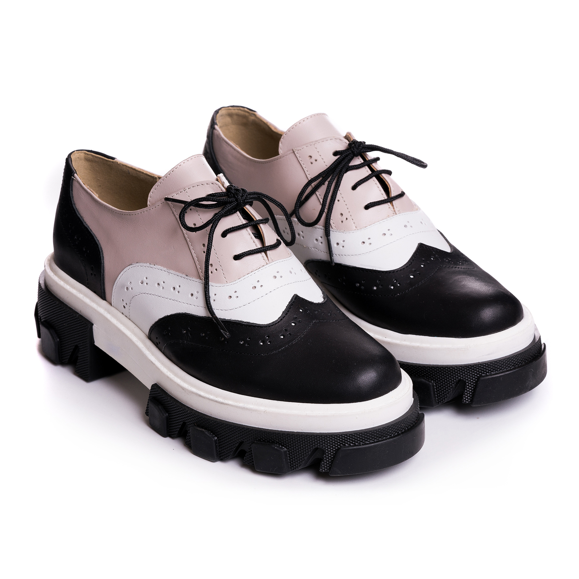 Pantofi piele Oxford Aurora V101